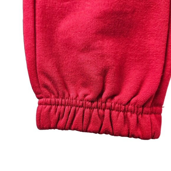 Disney Unisex Kids Mickey Mouse Red Jogger Pants Size S Holiday Character Design - Picture 6 of 8